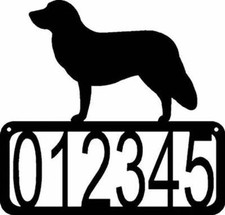 Nova Scotia Duck Tolling Retriever Dog House Address Sign - Made in USA