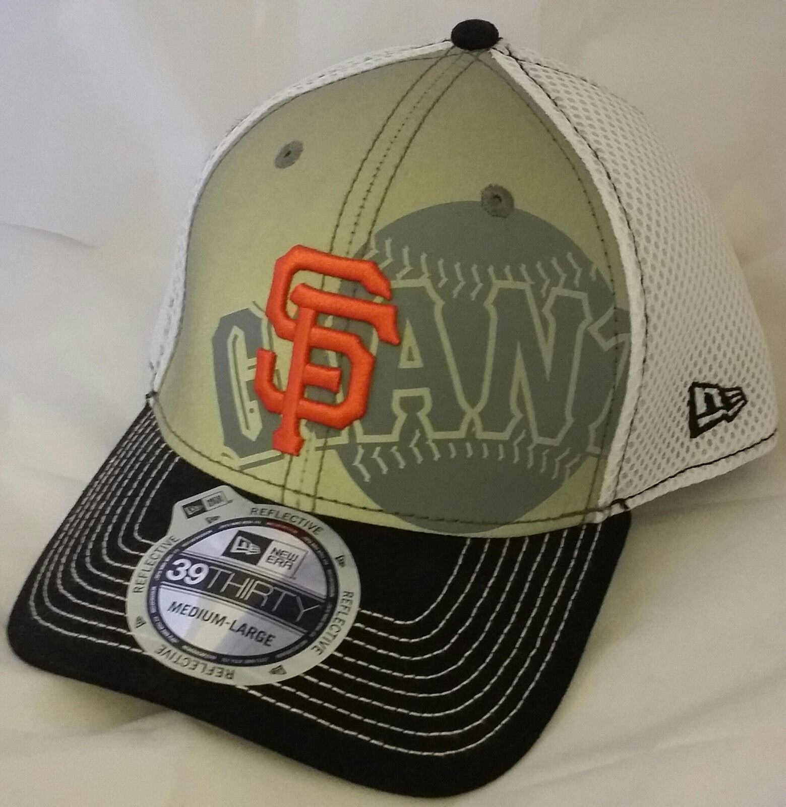 NWT NEW ERA San Francisco GIANTS 39THIRTY Medium-Large fitted baseball cap  hat