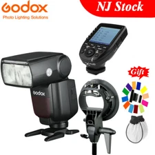 US Godox TT685II-C+Xpro-C 2.4G TTL HSS Speedlite Flash for Canon+S Bracket Kit