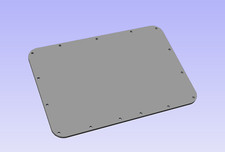HDPE CNC Machined Panel Kit Blank Deck Plate for Nanuk 915 Case