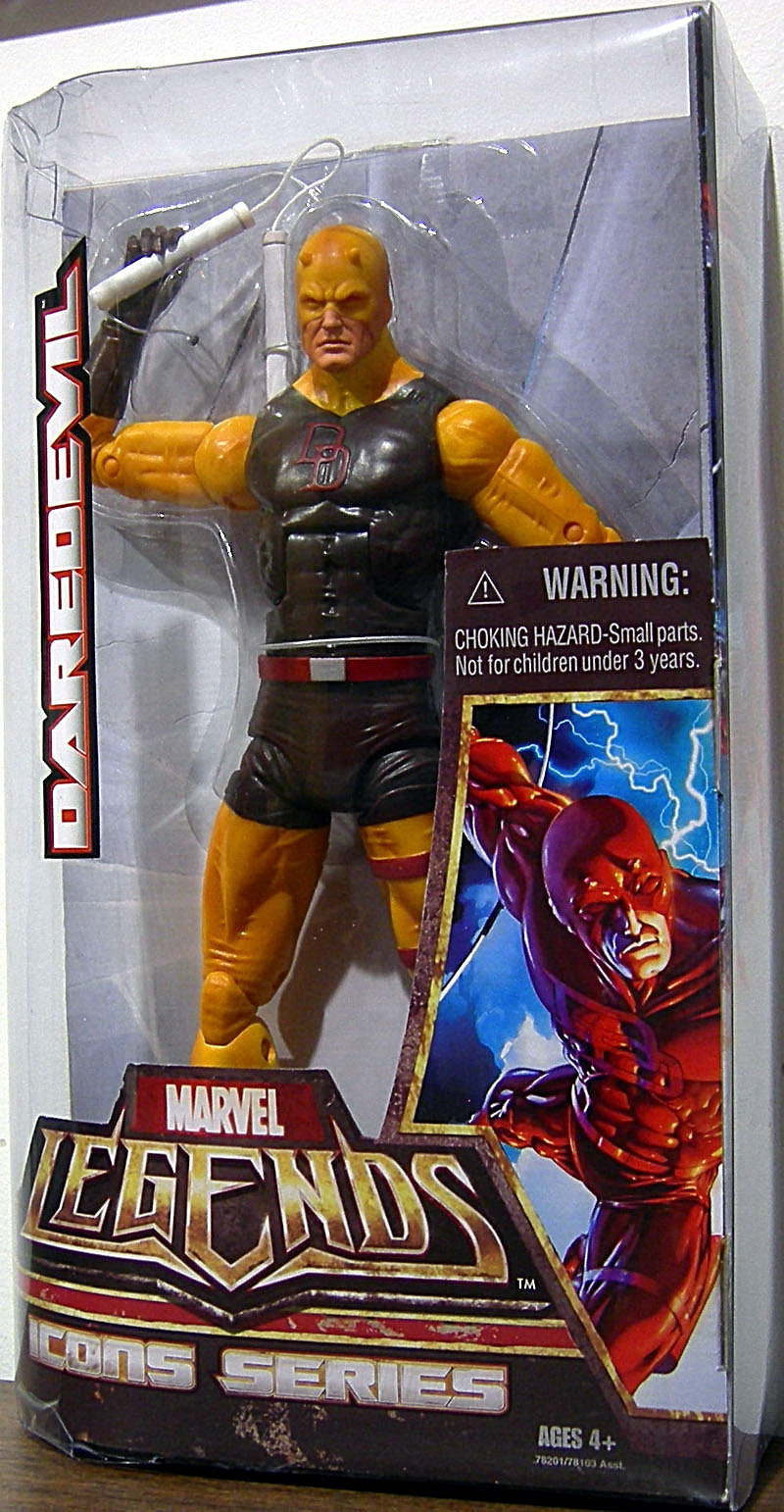 MARVEL LEGENDS ICONS Series Collection_YELLOW DAREDEVIL 12 figure_New_Unopened MARVEL LEGENDS ICONS Series Collection_YELLOW DAREDEVIL 12 figure_New_Unopened