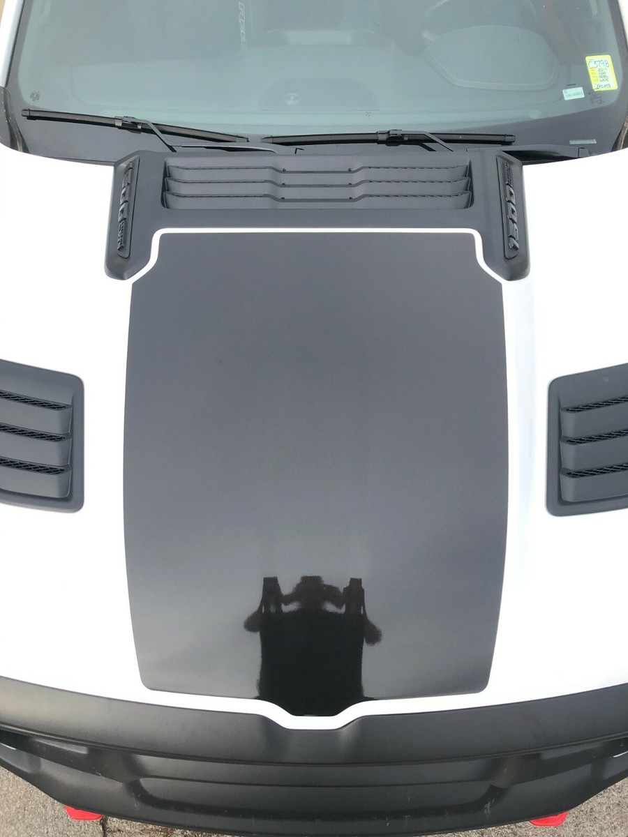 Ram 1500 Rebel Hood Graphics V2 - Vinyl Decal Stickers For 2019-2025 Models (Mopar Style)