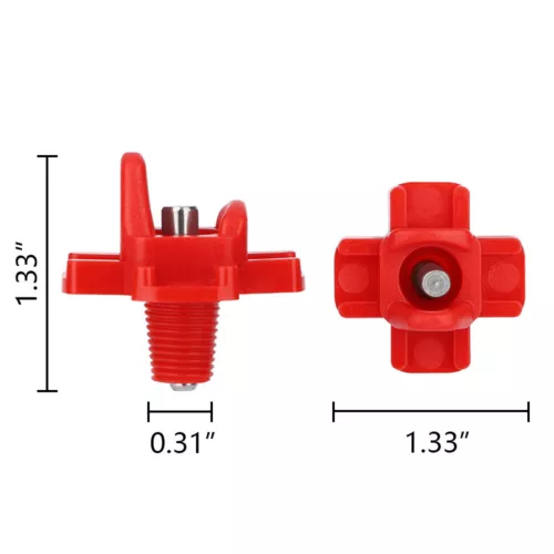 12 Stück Hühnernippel Tränke Automatisch Geflügel Brustwarzen Horizontal US-Bestand - Bild 3 von 20