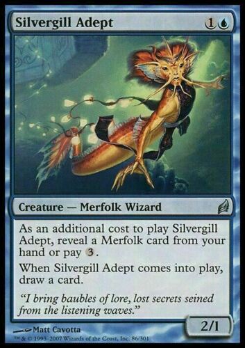 Silvergill Adept ~ Lorwyn [ Excellent ] [ Magic MTG ] - Picture 1 of 1