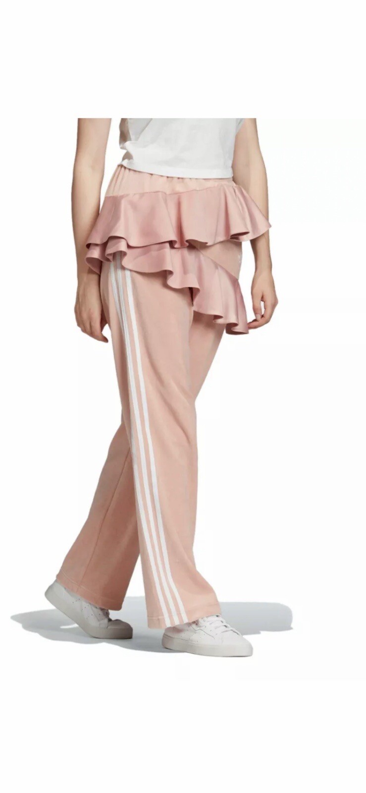 Adidas Originals Women's J Koo Pink Track Pants Sz L FT9892 NWT $110 image 10