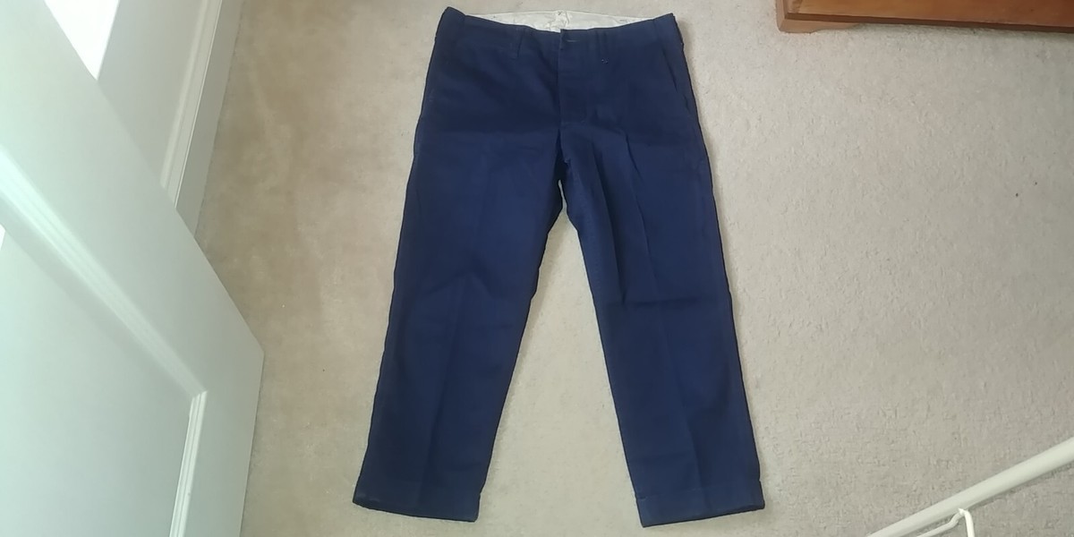 Visvim Higher-Water Chino Navy 1 S 2013 UWOT 100% Authentic FIL