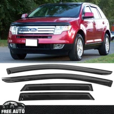 For 07-14 Ford Edge Window Visor Vent Sun Rain Deflector Guard 4PCS Set