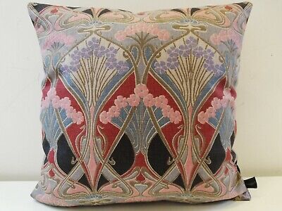 Liberty William Morris Hera Linen & Velvet Fabric Arts Cushion Cover Blue Teal