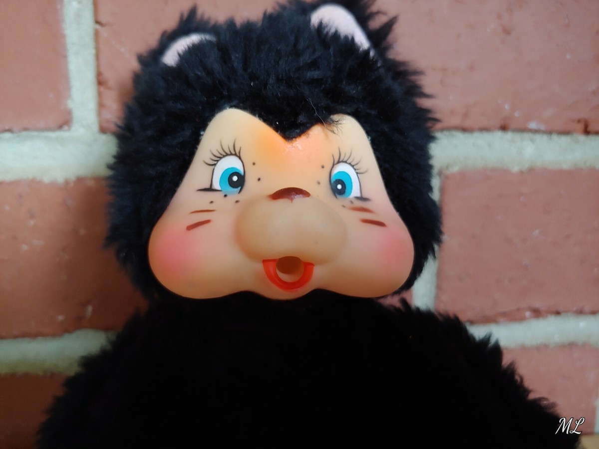 1979 Nyamy Cat Monchhichi Knockoff Vintage Thumbsucker Plush 7
