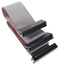 24 inch 34-Pin Card Edge IDC 5.25" Floppy 2-Drive Cable, CablesOnline FF-005