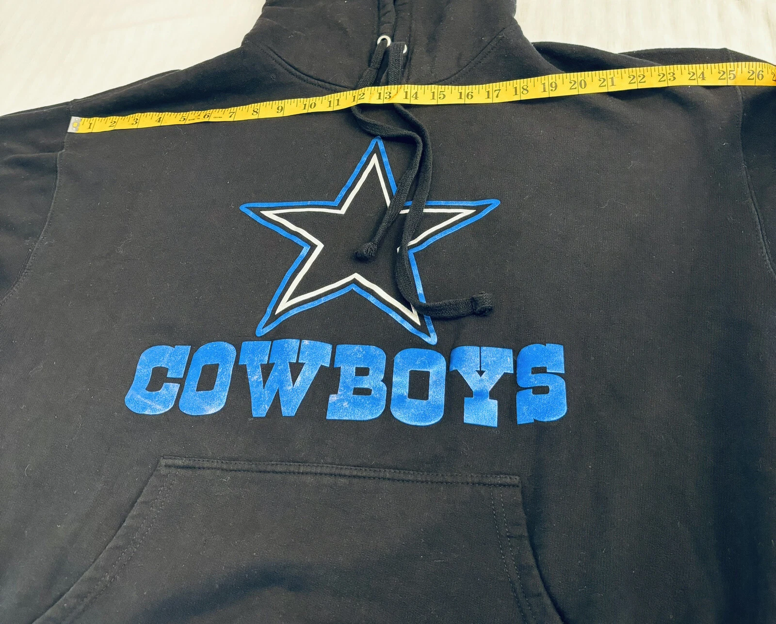 Dallas Cowboys Black Hoodie Mens Size 3X