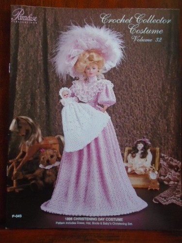 Paradise Crochet Collector Doll Costume Pattern Book Lot Of 21 #'s 30-50 - Picture 15 of 22