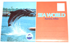 Six (6) VINTAGE, Two-Sided Color Postcards Folder: "SEA WORLD - Aurora, OH"  New