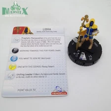 Heroclix Superman set Libra #037 Rare figure w/card!