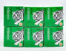 Dau  Cu La Hieu Con Cop White Tiger Balm - 20g [ 6 Pack] *New In Box*