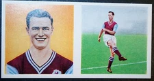 ASTON VILLA   McParland   Vintage 1960  Illustrated Football Card  LE14M