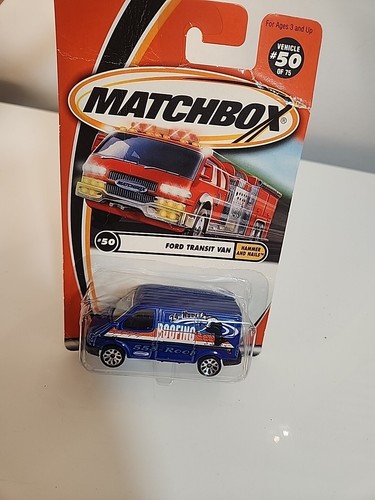 2002 Matchbox Ford Transit Van (MB50) new in package. #50 2372EA - Picture 12 of 12