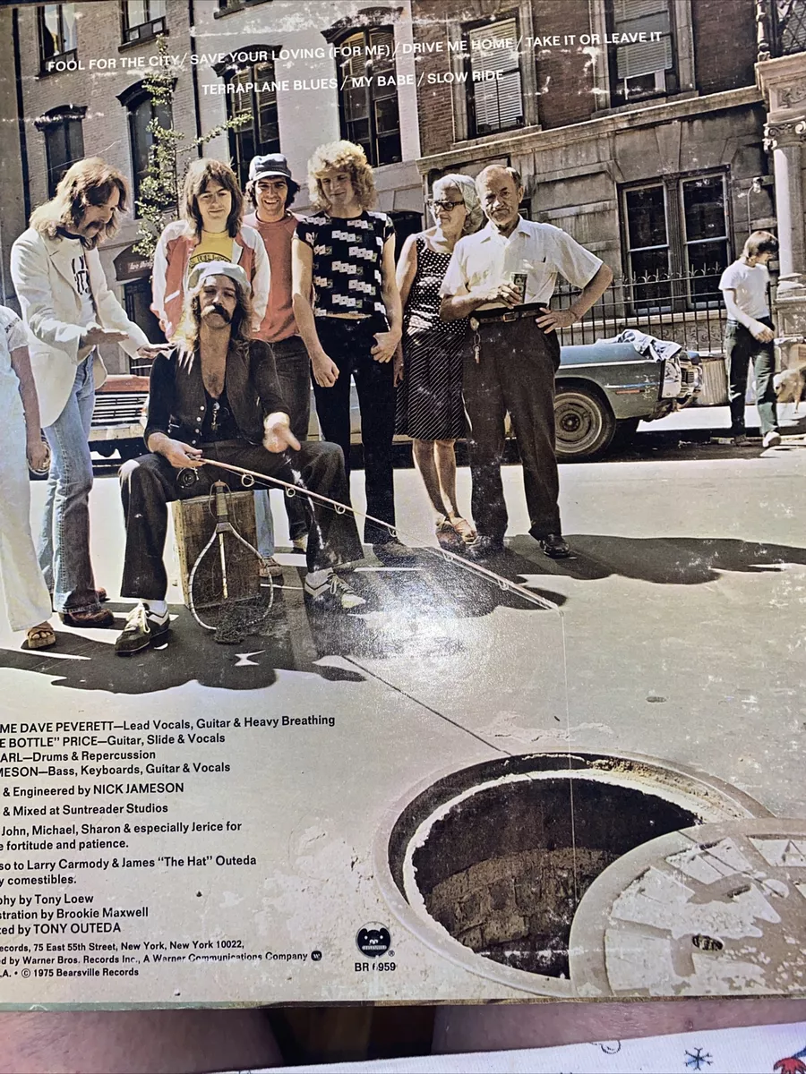 Foghat Fool For the City Vintage Vinyl Rock LP Record Album 1975