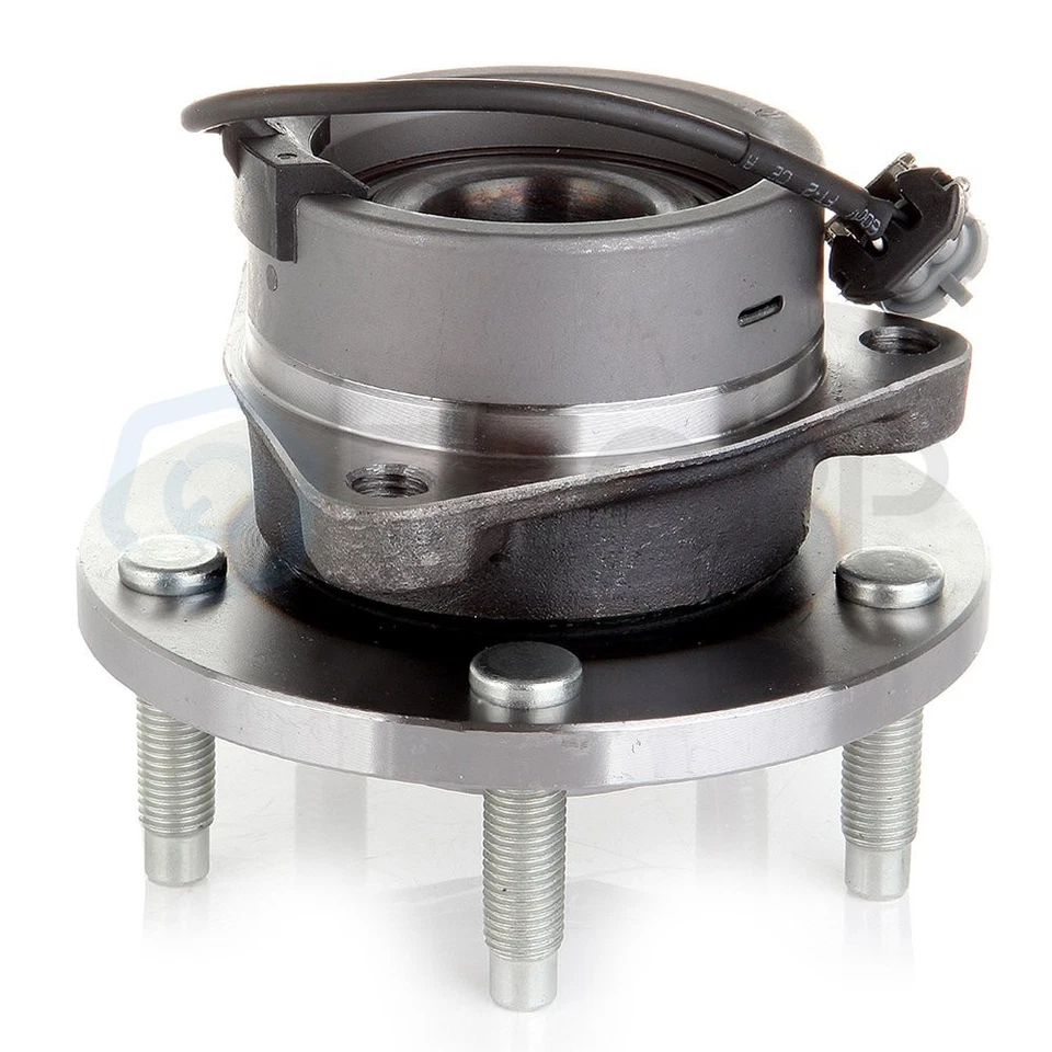 Front Drill Brake Rotors Ceramic Pads & Wheel Hub Bearings For 07-08 Pontiac G5 Foto 2 de 4