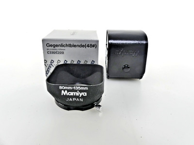 SPÄTE MAMIYA 48MM 80MM-135MM CLIP ON GEGENLICHTBLENDE FÜR BLUE DOT C330 C220 VERPACKT 2775
