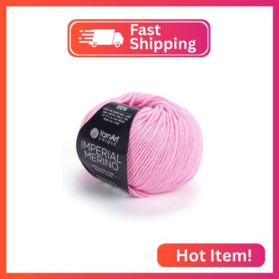 YarnArt Unique Imperial Merino Yarn - 100% Extra Fine Merino Wool, Luxurious Sof