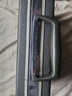 Samsonite Vintage Aktentasche schwarz Hartschalenkoffer 46 cm breit