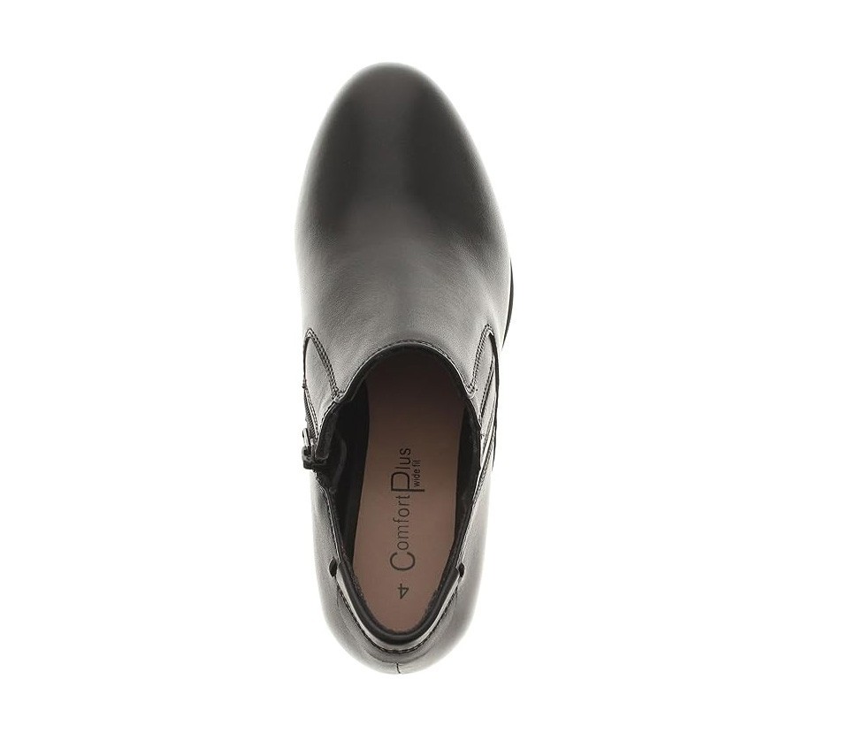 Ladies Leather Wide Fit Low Cut Smart Comfy Formal Office Work Shoes Boots Sizes image 8