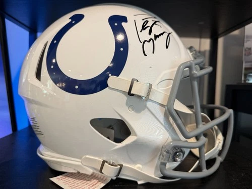 Peyton Manning Indianapolis Colts Autographed Helmet Fanatics COA