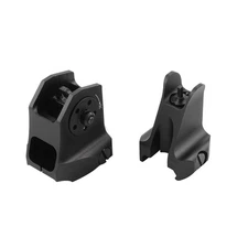 Fixed Iron Sights Set Backup Front and Rear Sight Combo Set for Picatinny Weaver