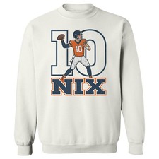 Bo Nix Inspired 10 Graphic - Denver Fans Tribute Unisex Crewneck Sweatshirt