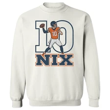 Bo Nix Inspired 10 Graphic - Denver Fans Tribute Unisex Crewneck Sweatshirt