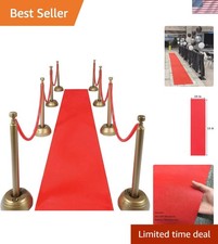 Red Carpet Runner for Party Weddings Garage Award Night Decorations 2 x 15 ft
