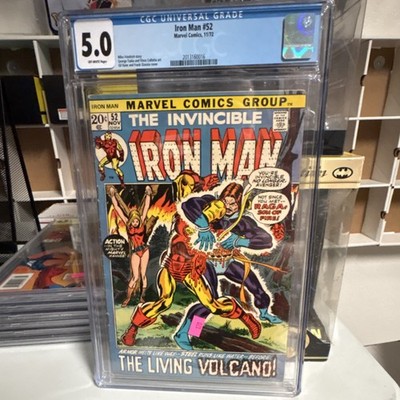Marvel Comics Iron Man #52 CGC 5.0 1972 The Living Volcano!