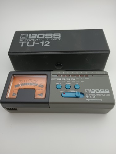 Boss Chromatic Tuner TU-12H and Case