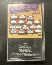 Collectors Records Of The 50's and 60's Vol. 13 Cassette 1982 C154207- 1844