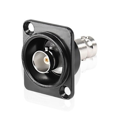 DTyp BNC Panel Mount Connector Chassis Panel Mount Adapter Vergoldete SDI Vid...