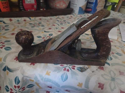 #ad VINTAGE STANLEY BAILEY No.5 Corrugated Bottom PLANE $65.00