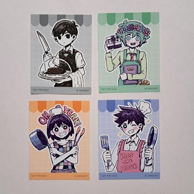 Omori Collaboration Cafe Bonus Sticker Set
