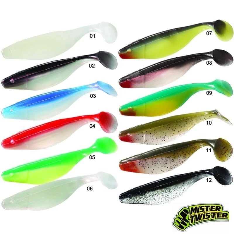 Leurre souple Mister Twister Sassy Shad par 5
