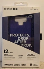 Tech21 EVO CHECK Case for Samsung Galaxy Note 9 - Ultra VIOLET (T21-6705) NEW
