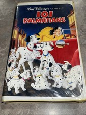 Disney VHS 101 Dalmatians 1992 Black Diamond Classics Clamshell Tape  TESTED 