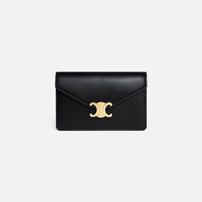 Celine Margo Chain Wallet Shiny Calf Black 10L033DPV38NO 75481765 [U] image 6