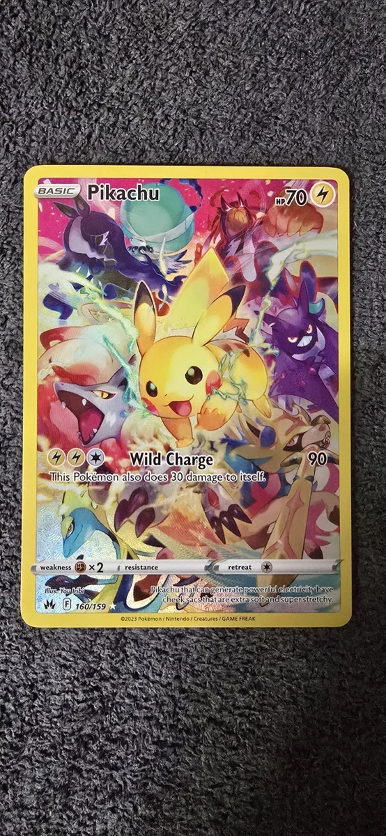ポケモンカード Pikachu 160/159 英語版 Pikachu 160/159 Crown Zenith | eBay