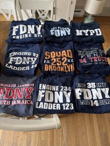 LOT FDNY SHIRTS L/XL