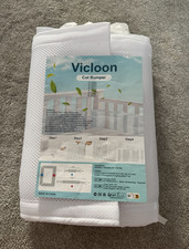 Vicloon Mesh Cot Bumper Liner White Unisex MPN 3255922