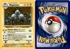 1999 Pokemon Base Set Magneton Holo 9/102 Vintage Rare Unlimited MP