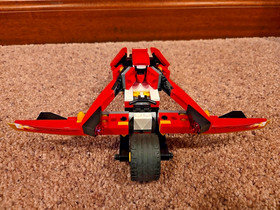 Lego Ninjago 66444 Super Pack, 9441 Kai's Cycle 9442 Jay's Fighter 9591 Weapons