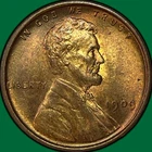 1909-VDB Lincoln Wheat Cent Uncirculated BU Coin, Tiny Corrosion Spot #36567