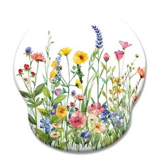 Flower Ergonomic Mouse Pad with Wrist Rest, Gaming Computer Mouse Pad Wrist S...