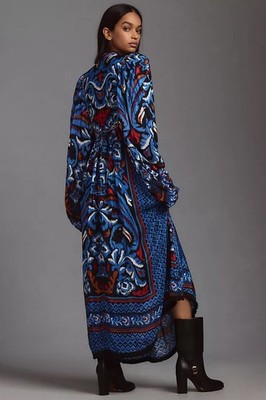 farm rio macaw scarf maxi dress Farm Rio Macaw Scarf Maxi Dress In Macaw Scar - 70% Off